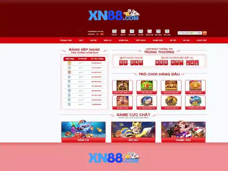 XN88 – Tổng quan và trải nghiệm nền tảng trực tuyến