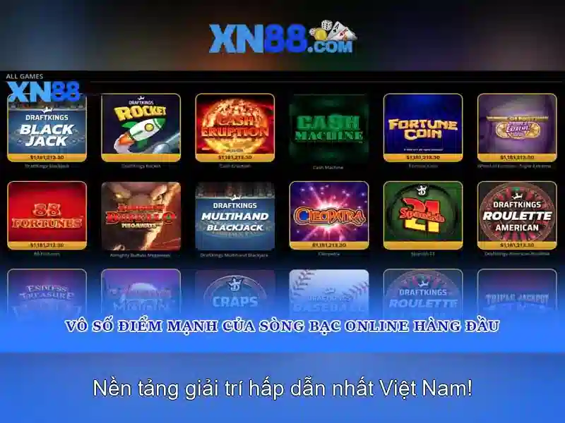 XN88 - Nen tang ca cuoc truc tuyen uy tin tai Viet Nam